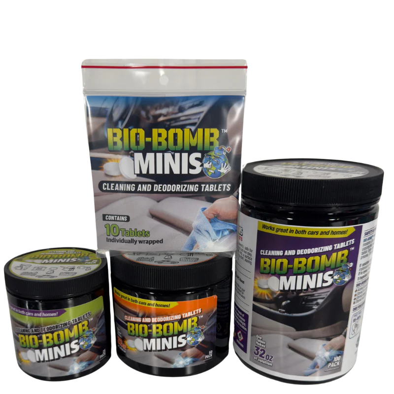 Bio-Bomb Minis: Dissolvable Cleaning & Deodorizing Tablets
