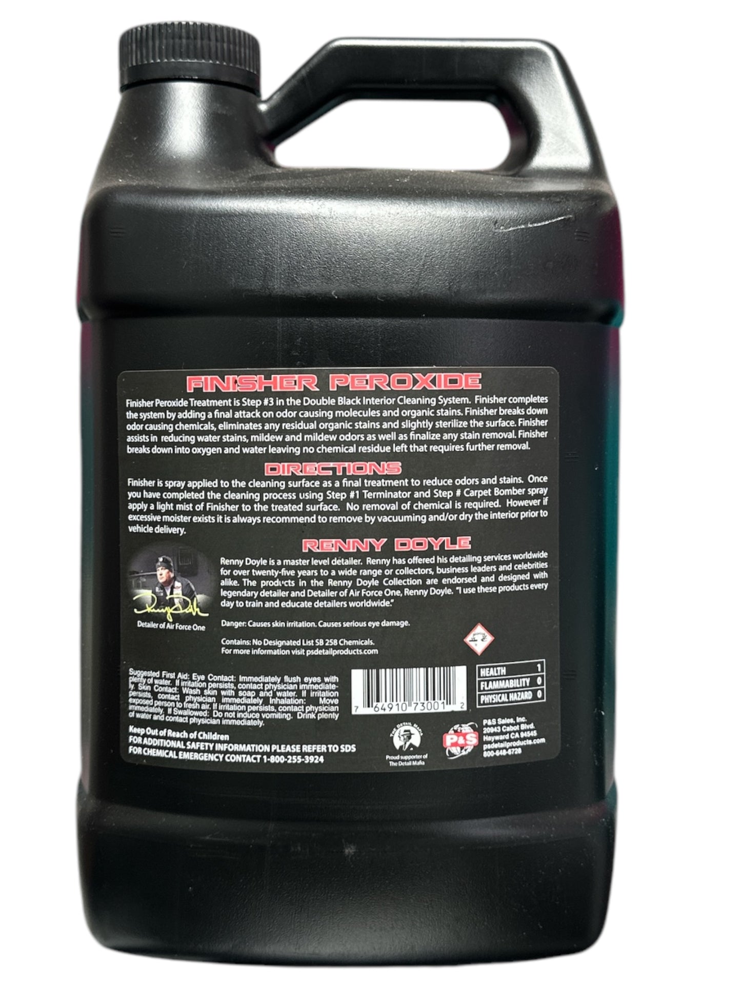 Finisher Peroxide Treatment