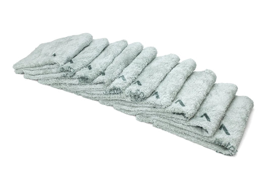 [Korean Quadrant Wipe] Plush Microfiber Coating Leveling Towel (16 in. x 16 in., 350 gsm) - 10 pack